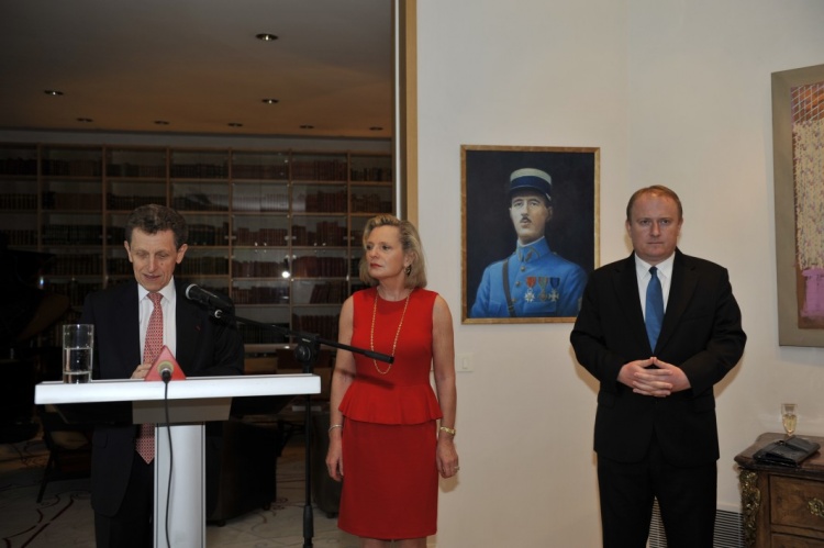 Uroczystość w Ambasadzie Francji z okazji 70. rocznicy bitwy o Monte Cassino