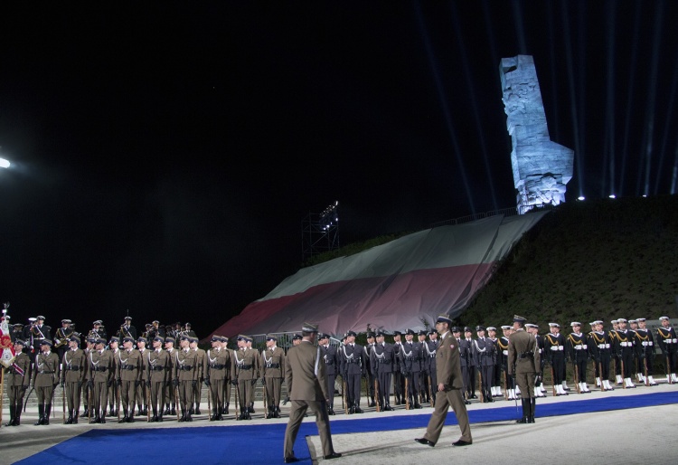 Obchody 70. rocznicy zakończenia II wojny światowej na Westerplatte