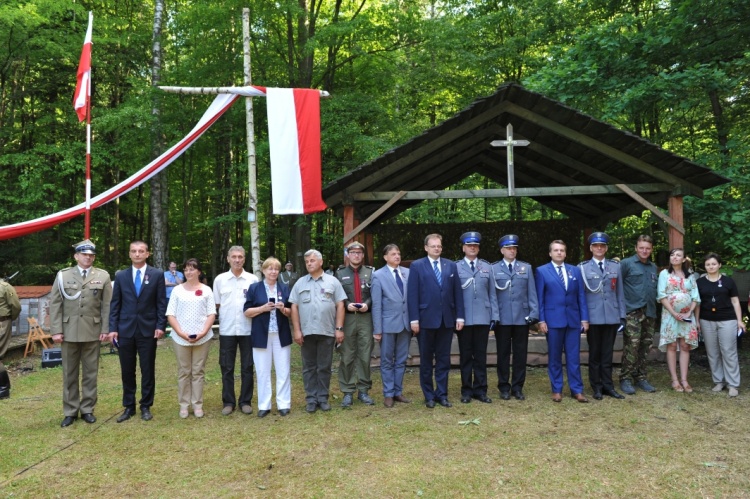 Wykus - uroczystości upamiętniające dowódców Zgrupowań Partyzanckich Armii Krajowej „Ponurego” i „Nurta”
